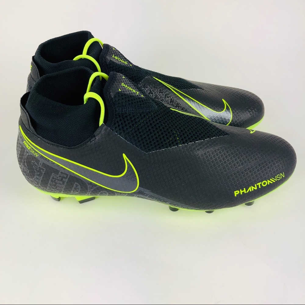 Nike Phantom Vision Pro Soccer Cleats Black Volt - Picture 5 of 6